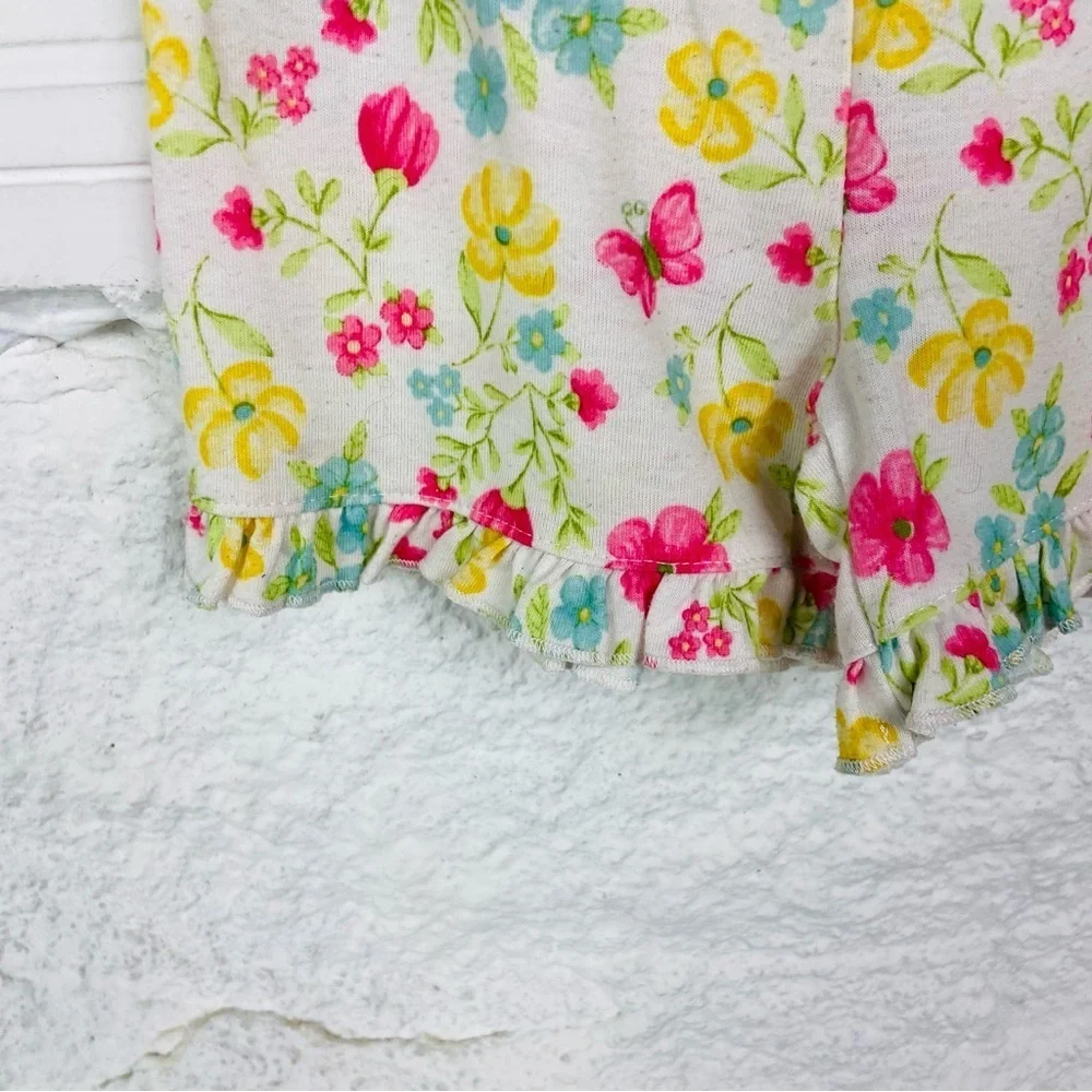 Unbranded colorful Floral ruffle Print Shorts size 2T